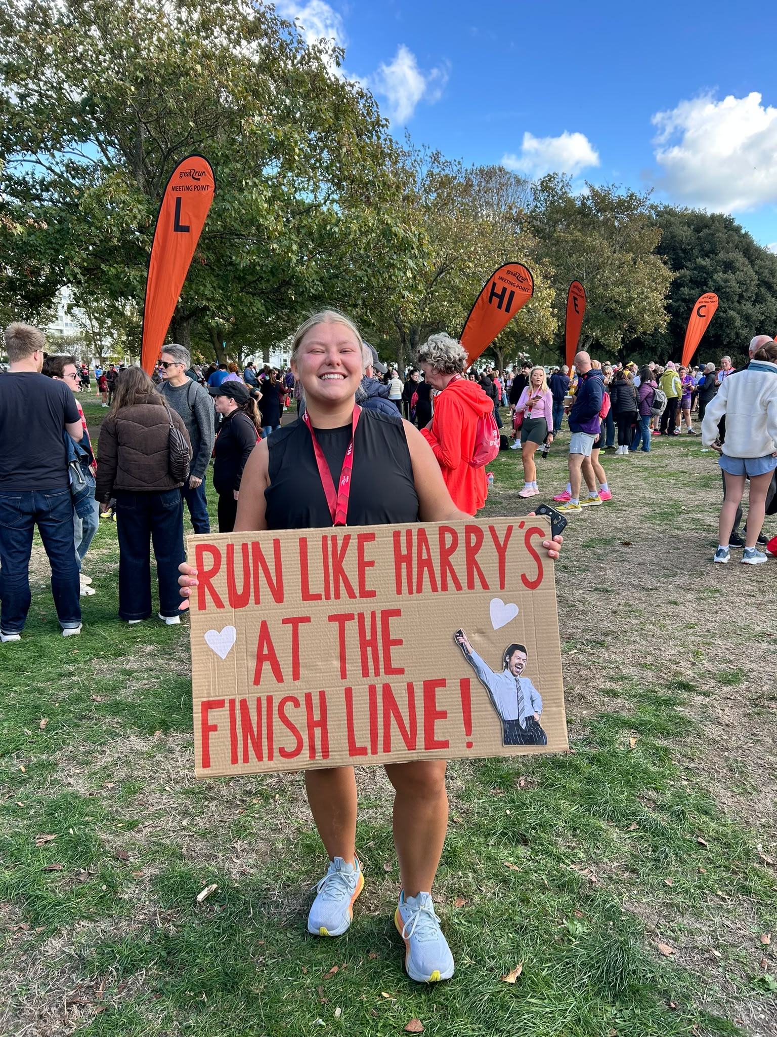 Florence Runs the Great South Run for Parklands
