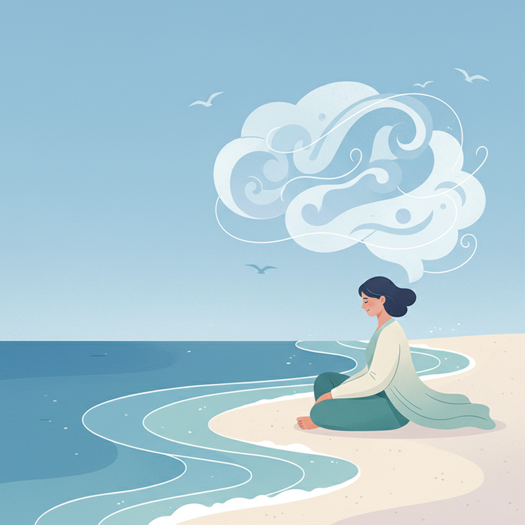 What is 'Blue Space' and how can it contribute to good mental health?