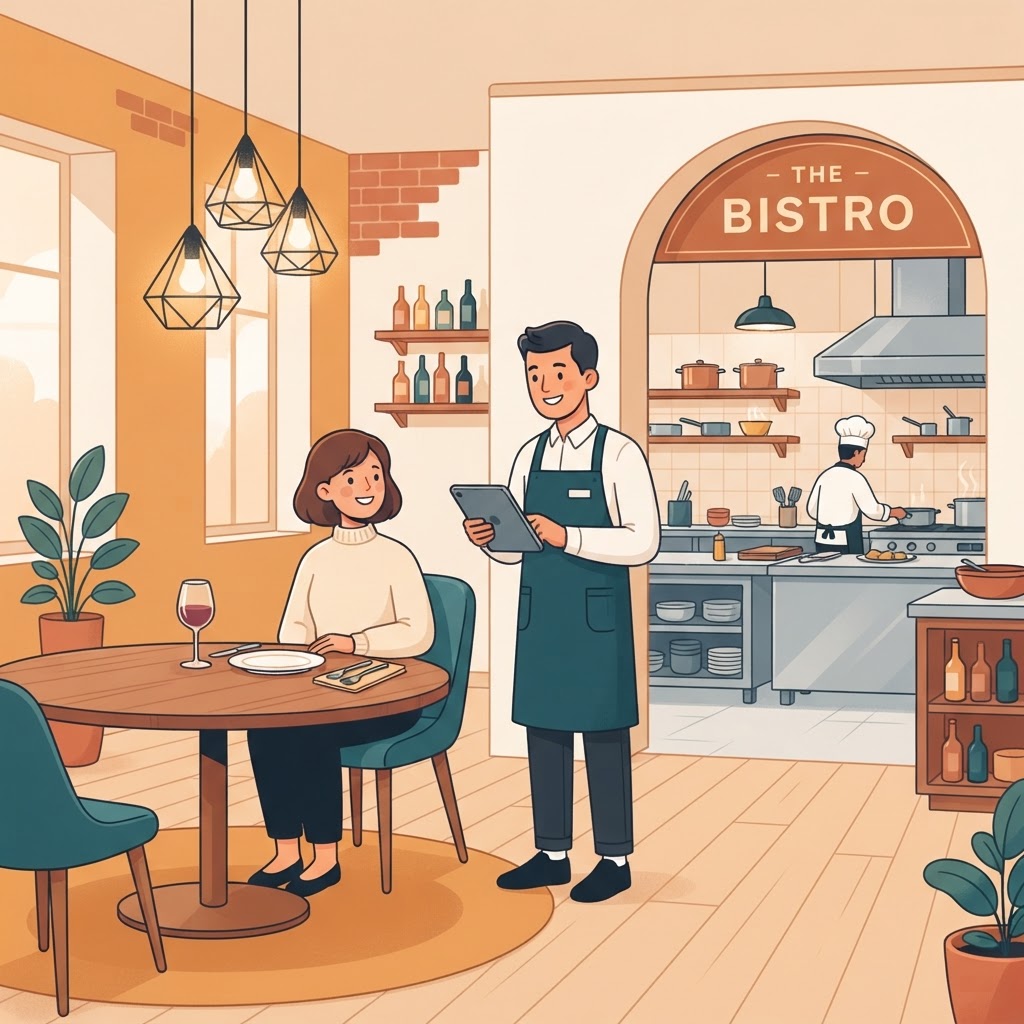 Restaurant scene
