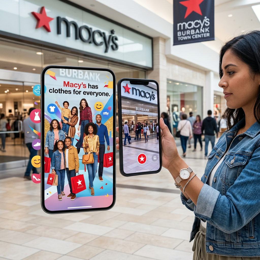 Discover Your Style with AR Advertising at Macy's Burbank!