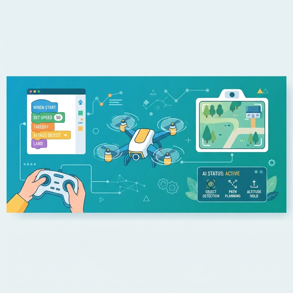 STEAM 無人機教育 AI