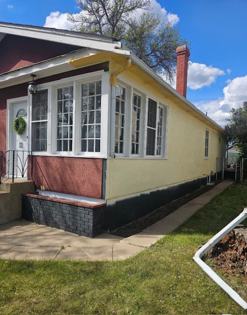 Exterior house after painting - side