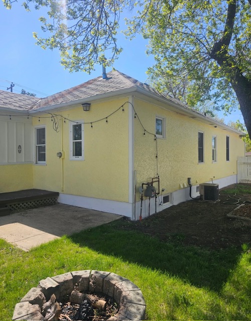 Exterior house after painting - back