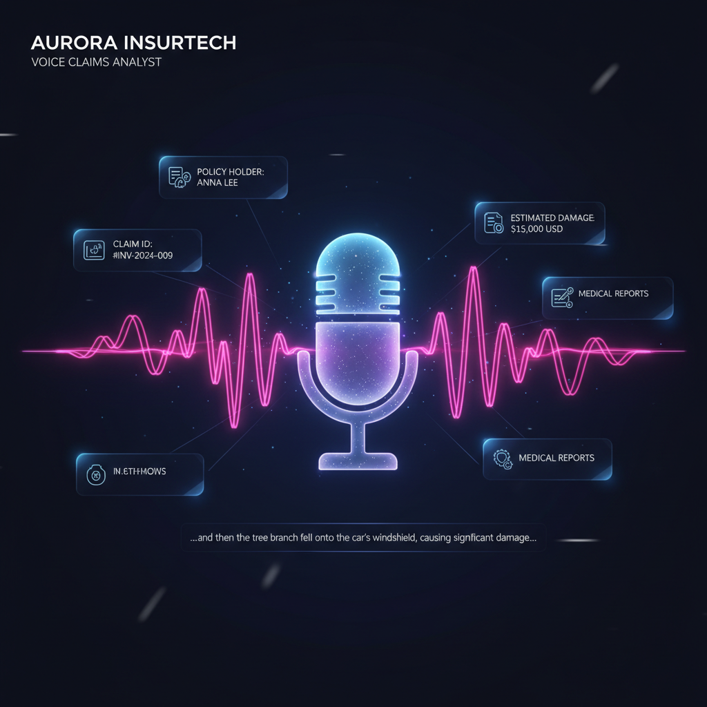 AI voice agent autonomous claims adjuster
