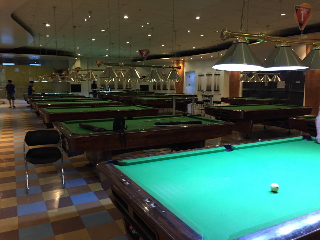Billiards area