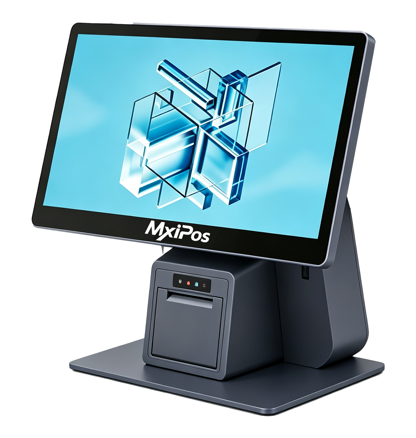 MxiPOS Windows ZD 8+128G 15.6 in Single Monitor With 58mm Built In Printer