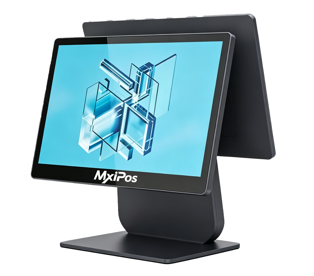 MxiPOS Windows ZD Metallic POS Terminal (Dual Screen)