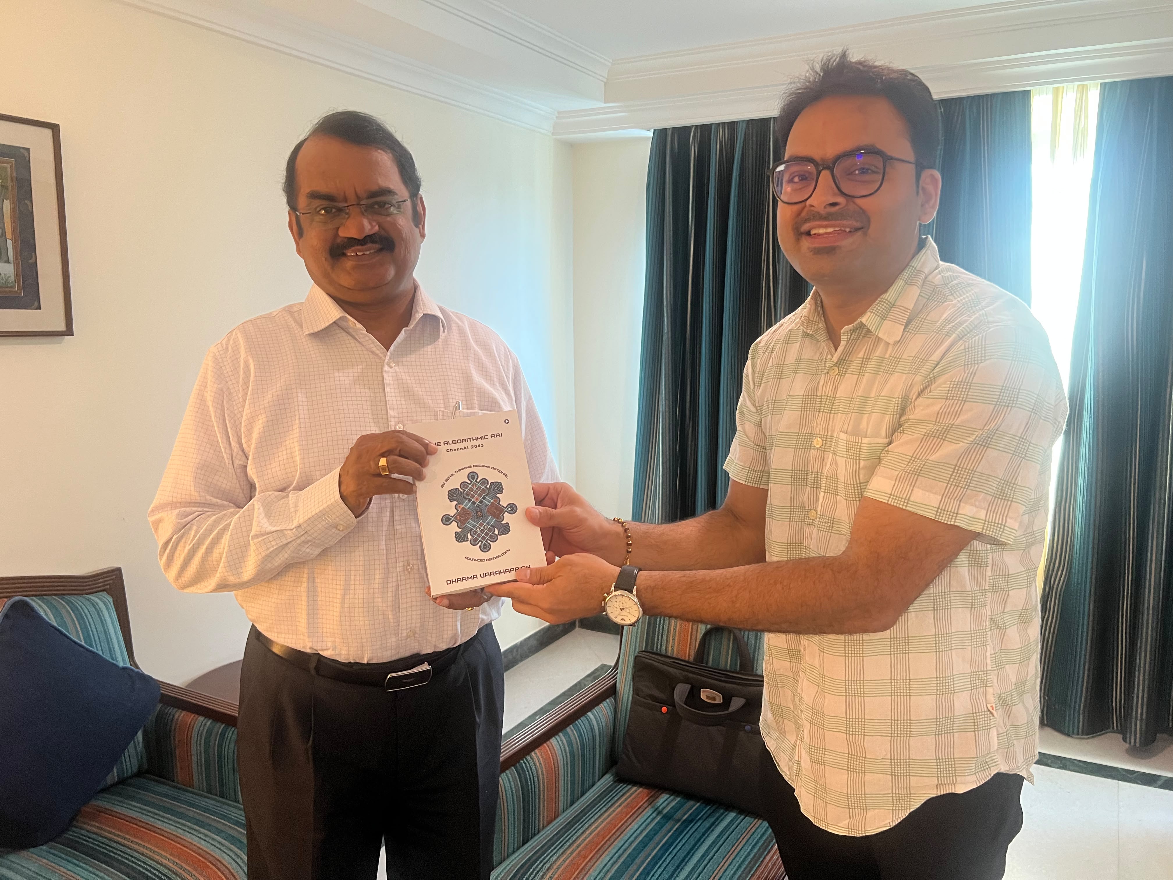 First ARC copy handover with Padma Shri Dr. Mylswamy Annadurai