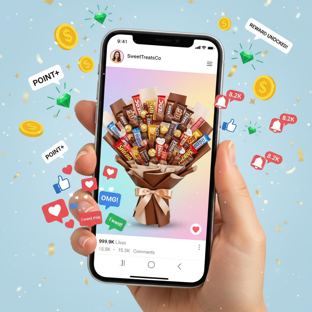Likes, clicks & points start rolling in 💰