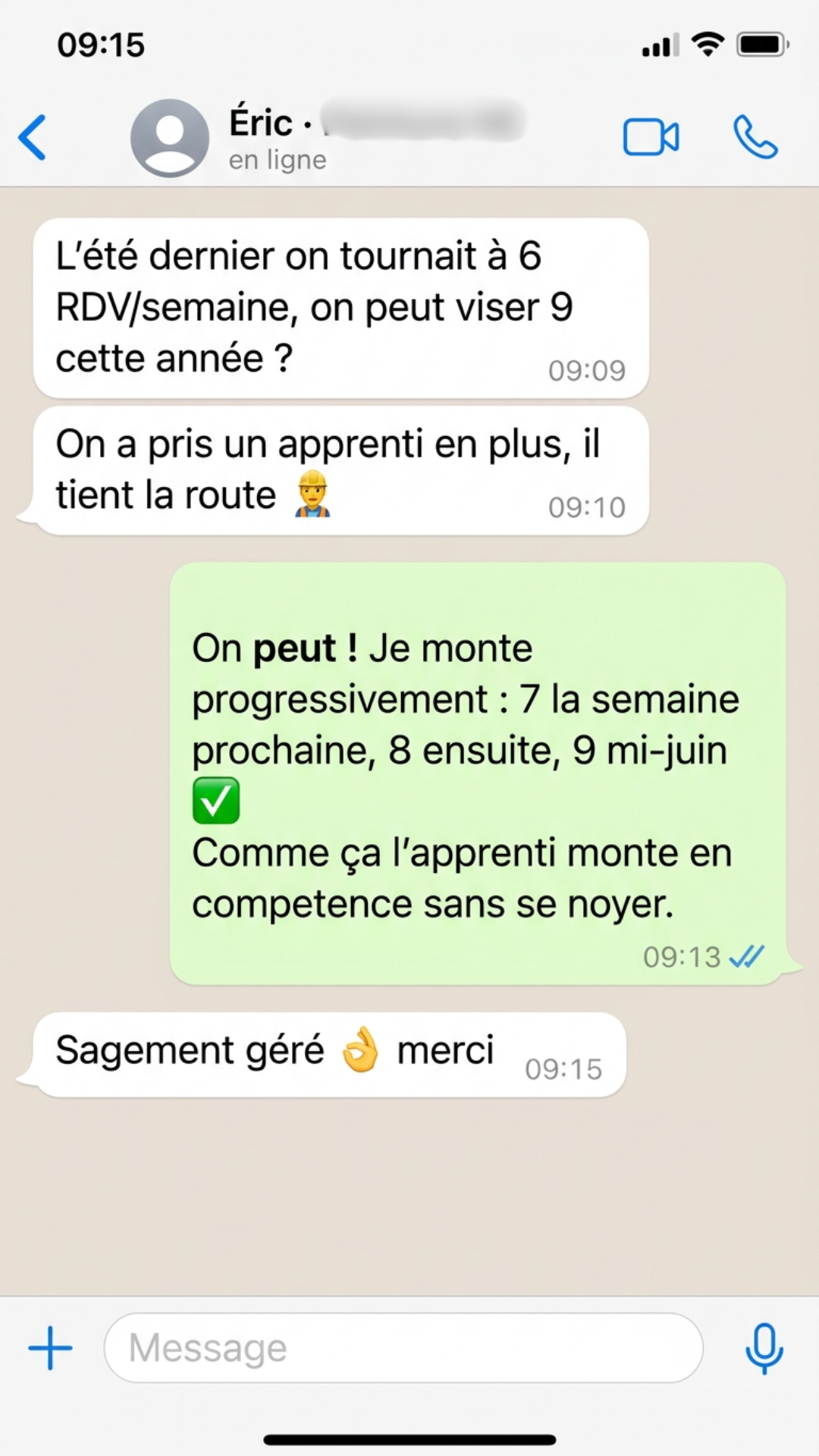 Retour client 9