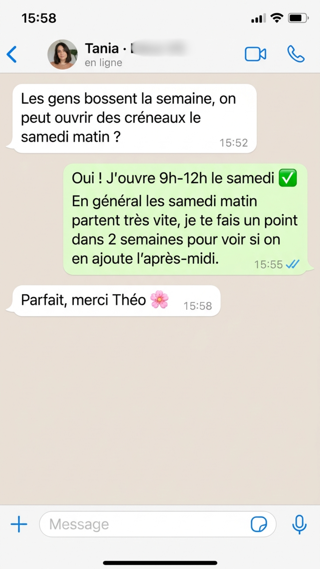 Retour client 6