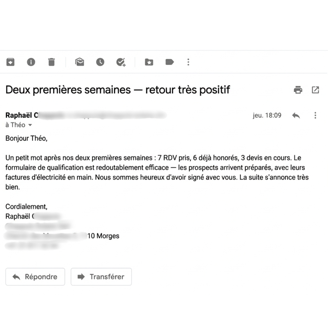 Retour client 1