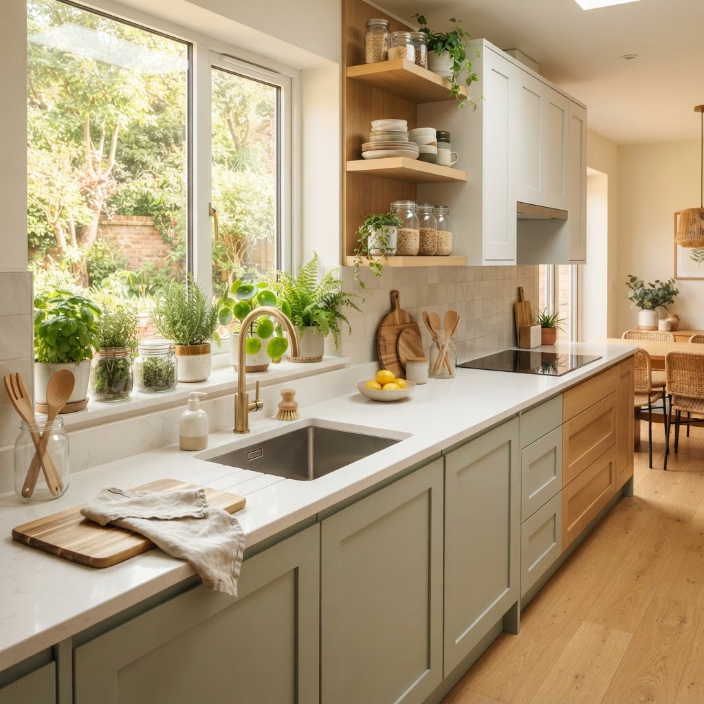 Eco-friendly residential cleaning in BS8 Bristol by Summit Training Academy.