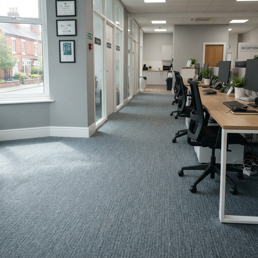 Hot water extraction carpet cleaning in BS8 Bristol verified by Xota digital reporting.