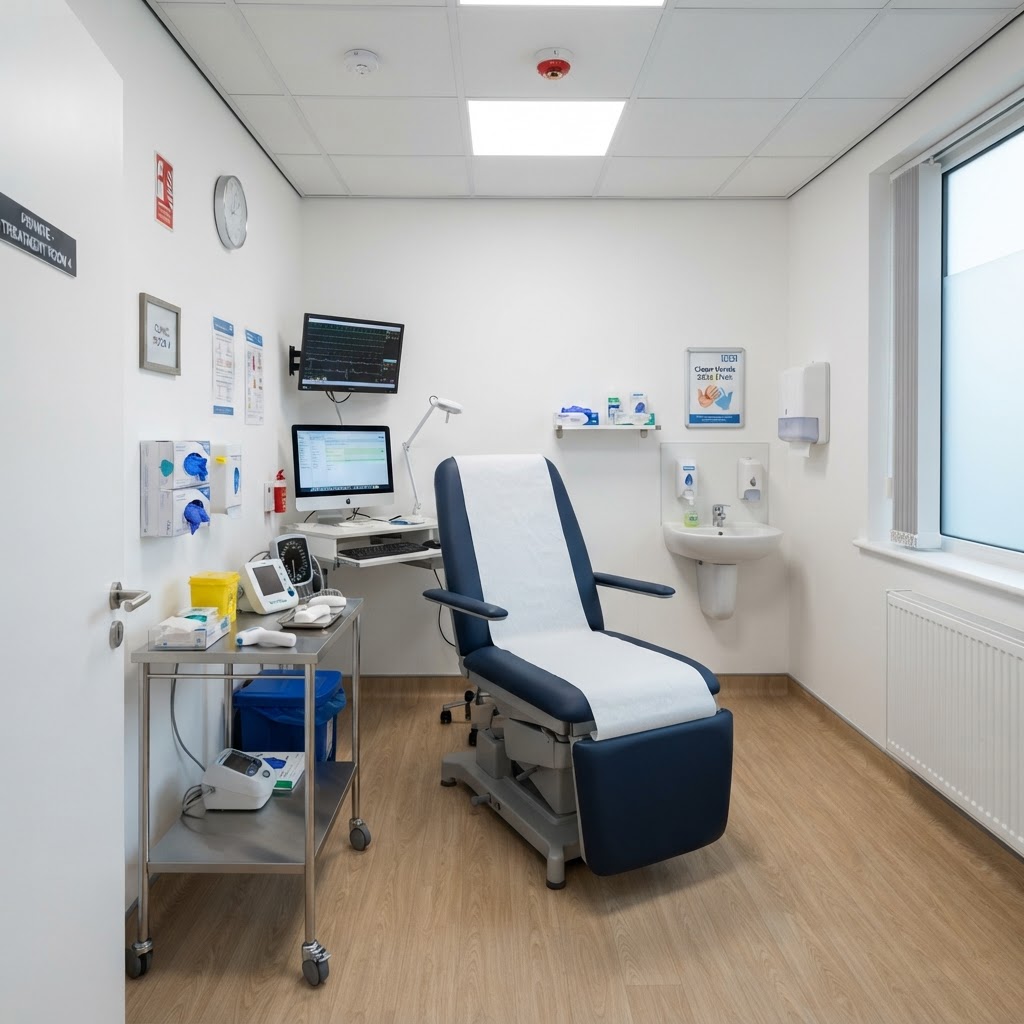 CQC-compliant healthcare facility cleaning in BS1 Bristol verified by Xota digital reporting.