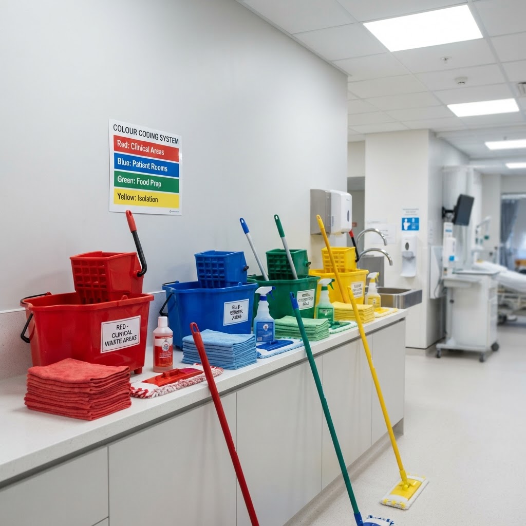 Colour-Coded Cleaning in Healthcare: Why It Matters
