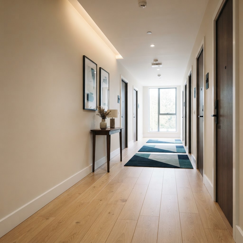 Specialist communal area cleaning in BS8 Bristol verified by Xota digital reporting.