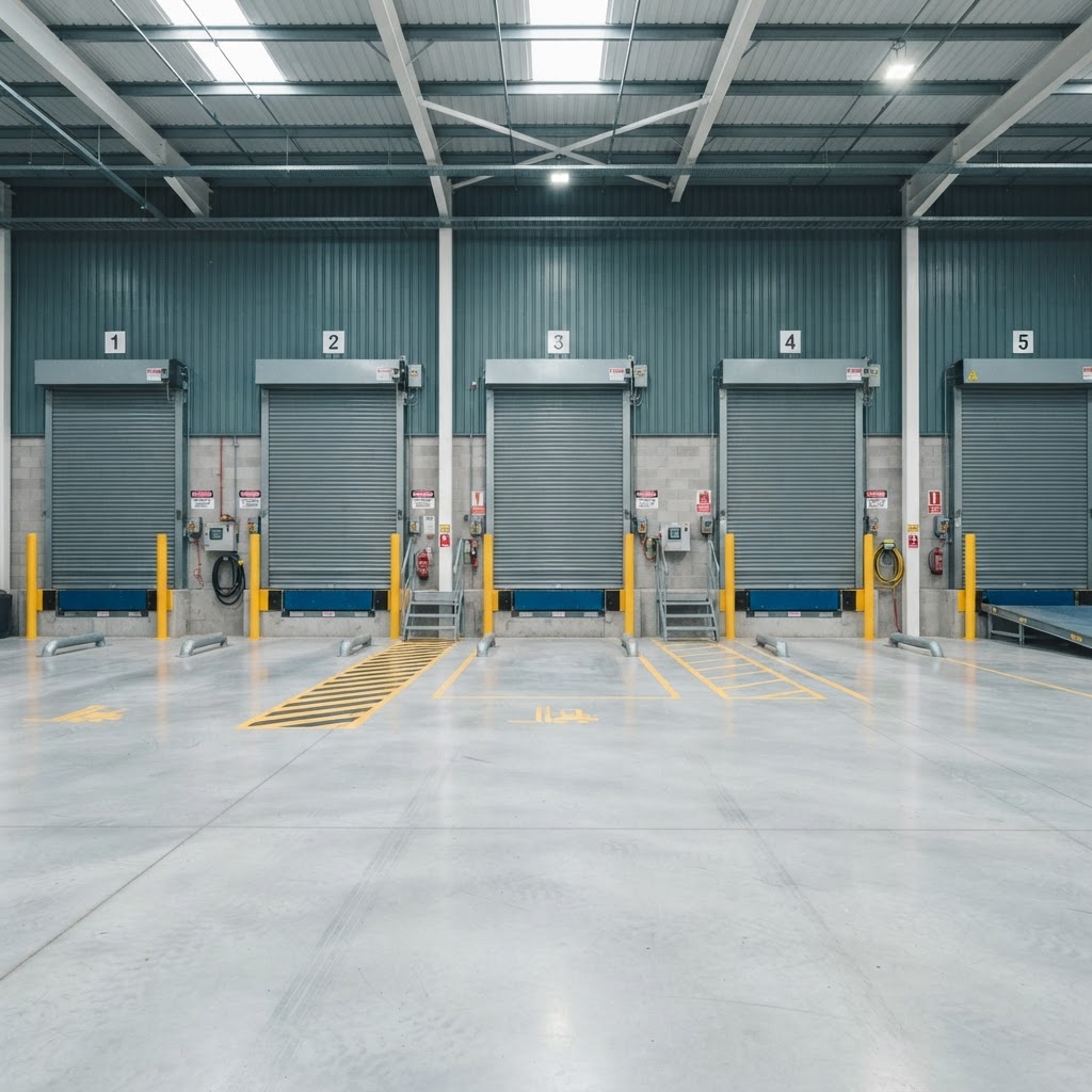Shift-pattern warehouse cleaning for logistics facilities in BS8 Bristol verified by Xota digital reporting.