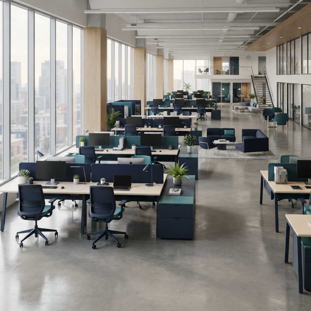 Professional office cleaning and workspace sanitisation in BS8 Bristol verified by Xota digital reporting.