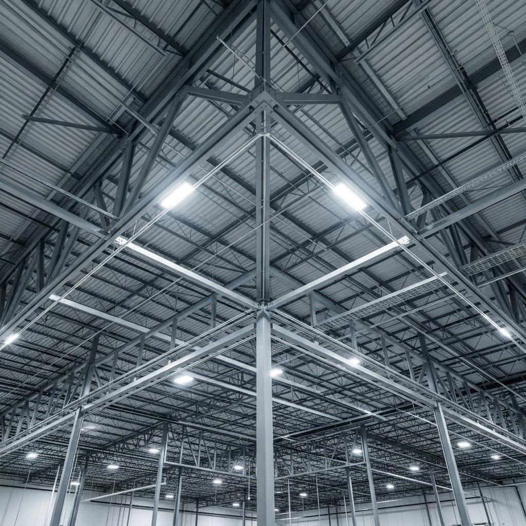 High-level dusting in warehouse facilities in BS1 Bristol backed by Xota photo-verified reporting.