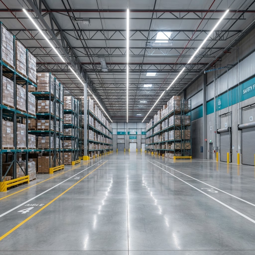 Warehouse floor scrubbing, sweeping and sealing in BS16 Bristol verified by Xota digital reporting.
