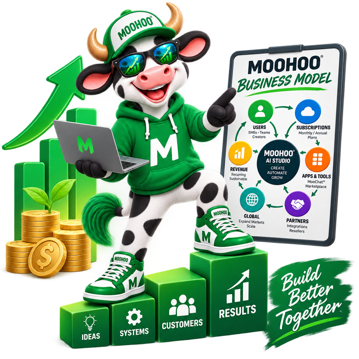 MOOHOO™ Business Model — Create, Automate, Grow