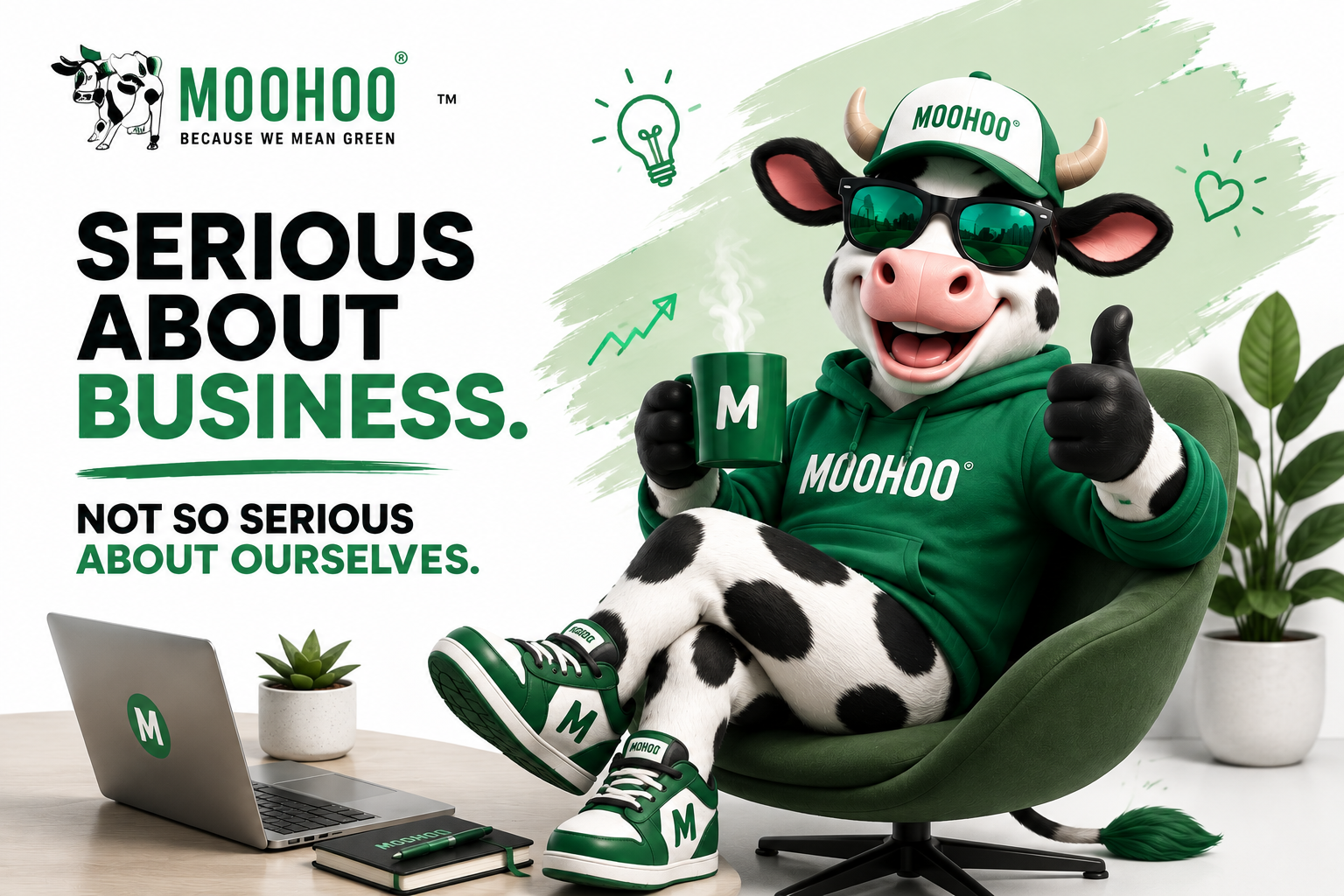 MOOHOO™ mascot — Our Personality