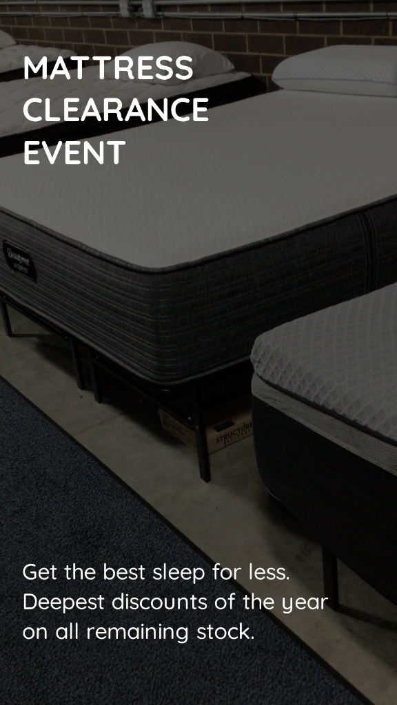 Mattress Clearance Event