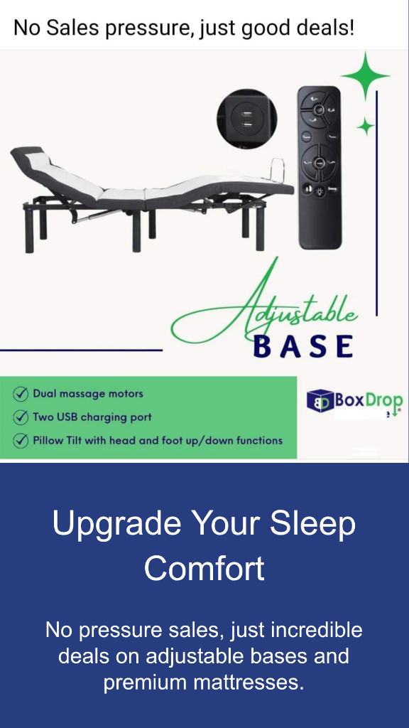 Upgrade Your Sleep Comfort