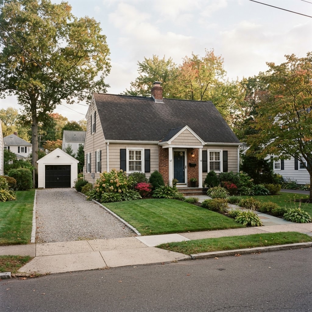 Cape or ranch home in Trumbull, Connecticut