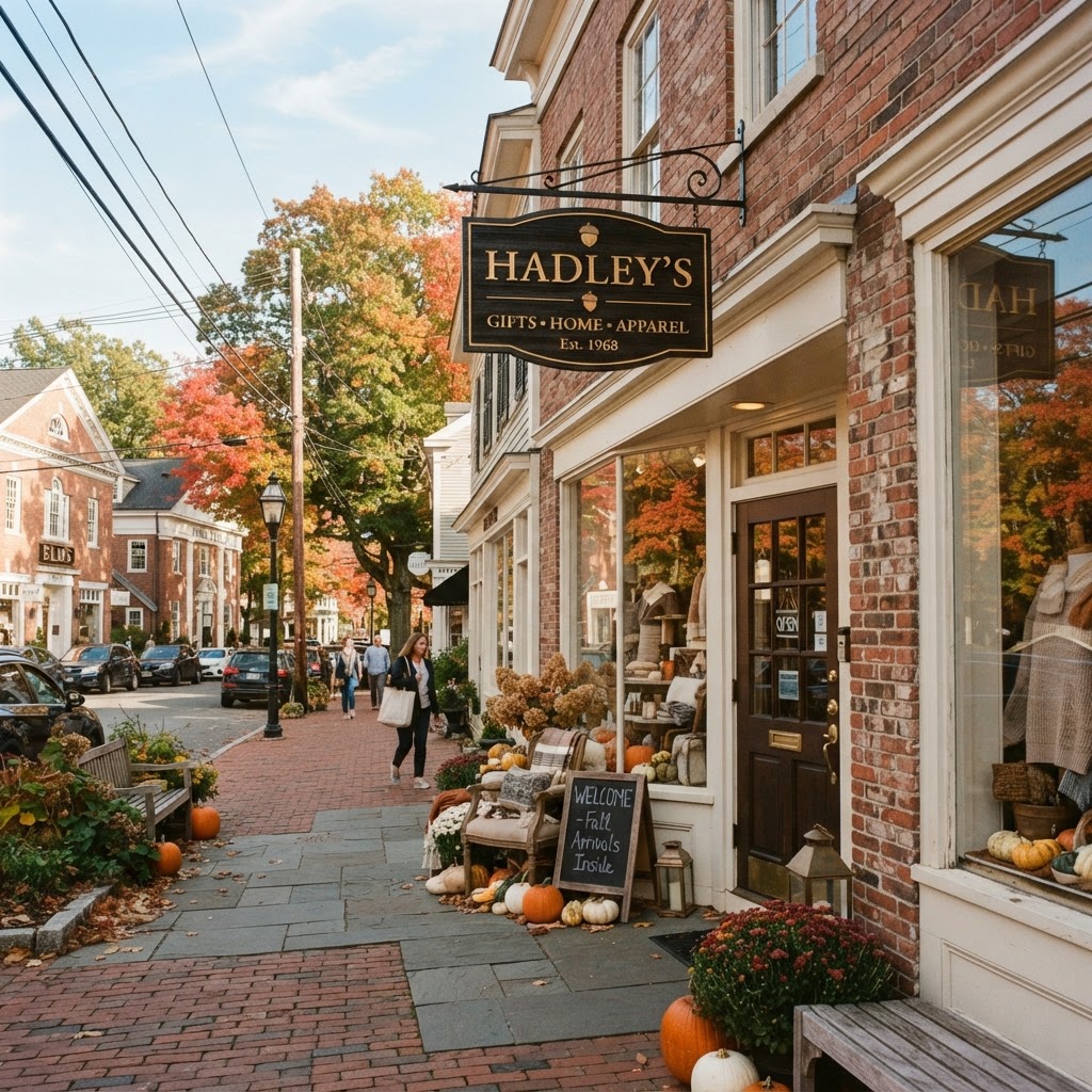 Local shop or restaurant detail in Ridgefield, Connecticut