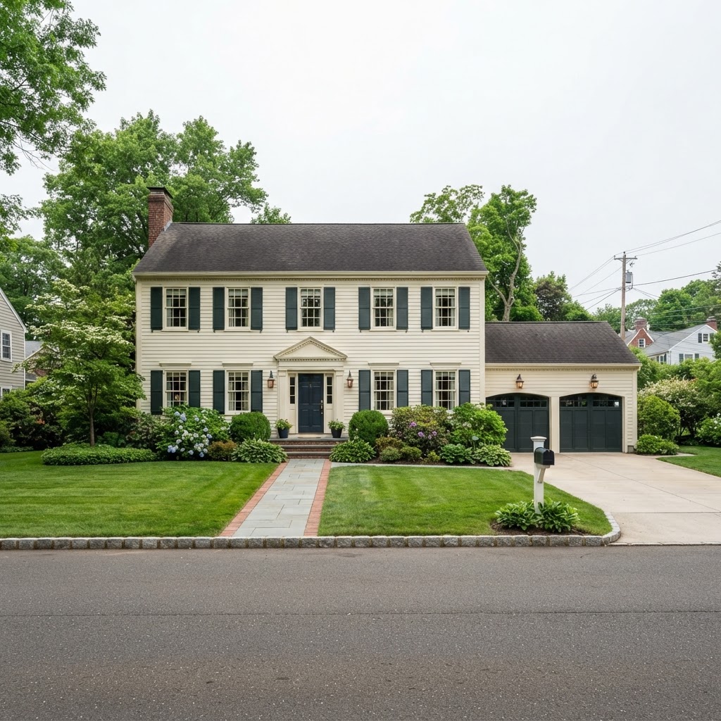 Representative Colonial home in Trumbull, Connecticut