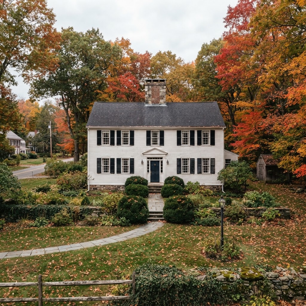 Historic architecture in Woodbury, Connecticut