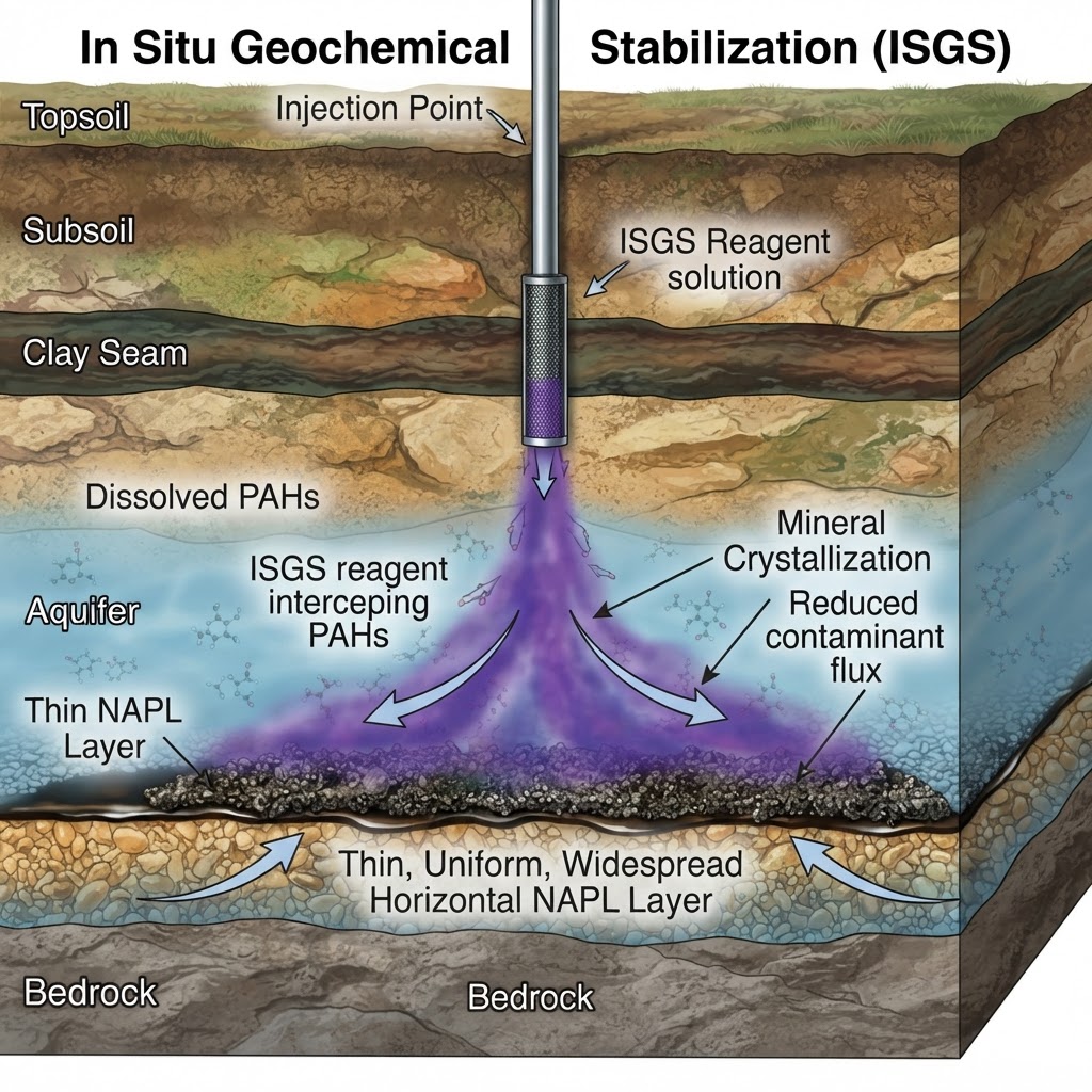 ISGS: Encapsulating NAPL In Place with Geochemical Stabilization