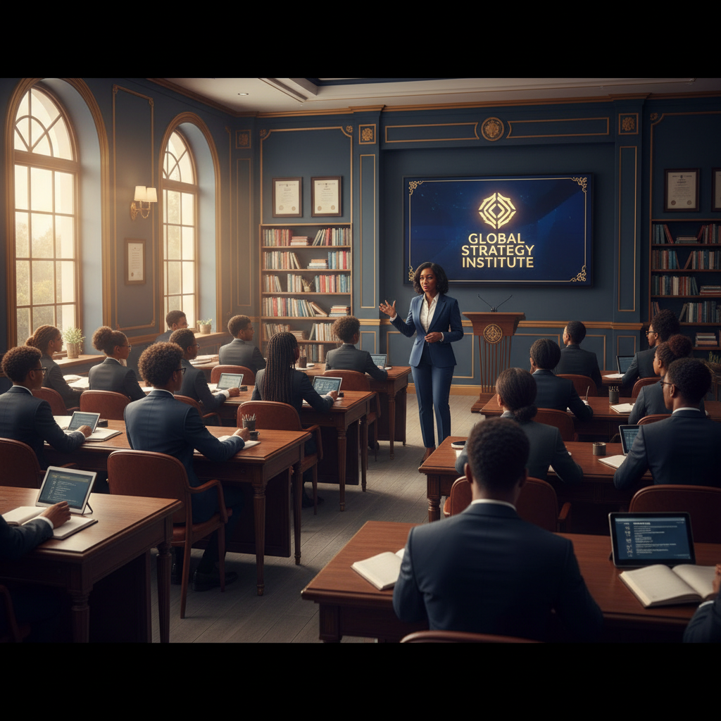 Black professor teaching mentorship