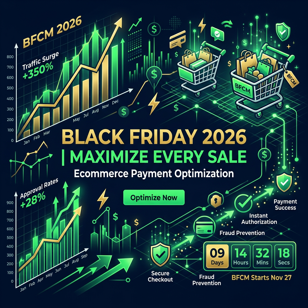 Black Friday and Cyber Monday 2026 Payment Optimisation: How to Maximize Revenue During Peak Traffic