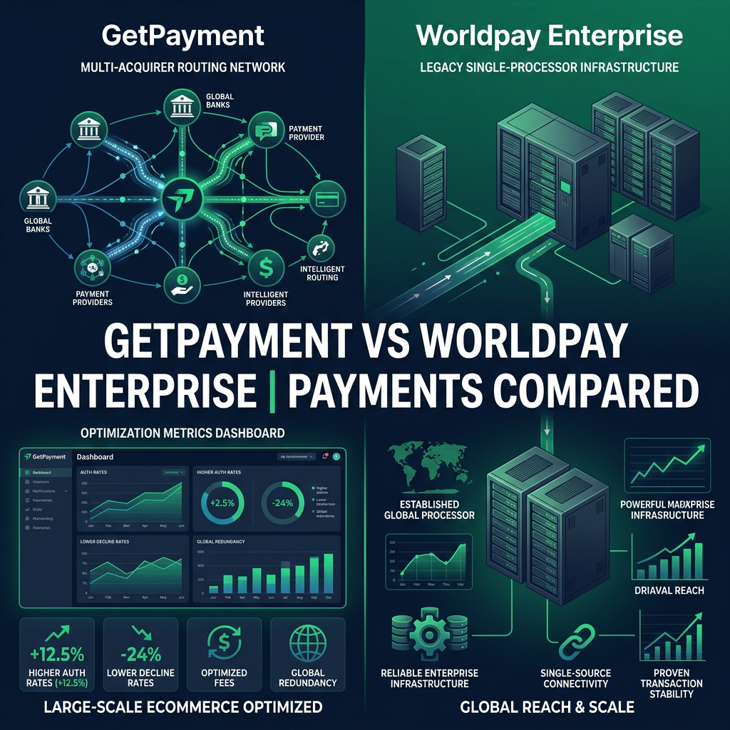 GetPayment vs Worldpay Enterprise: Which Payment Strategy Is Better for Large-Scale Ecommerce?