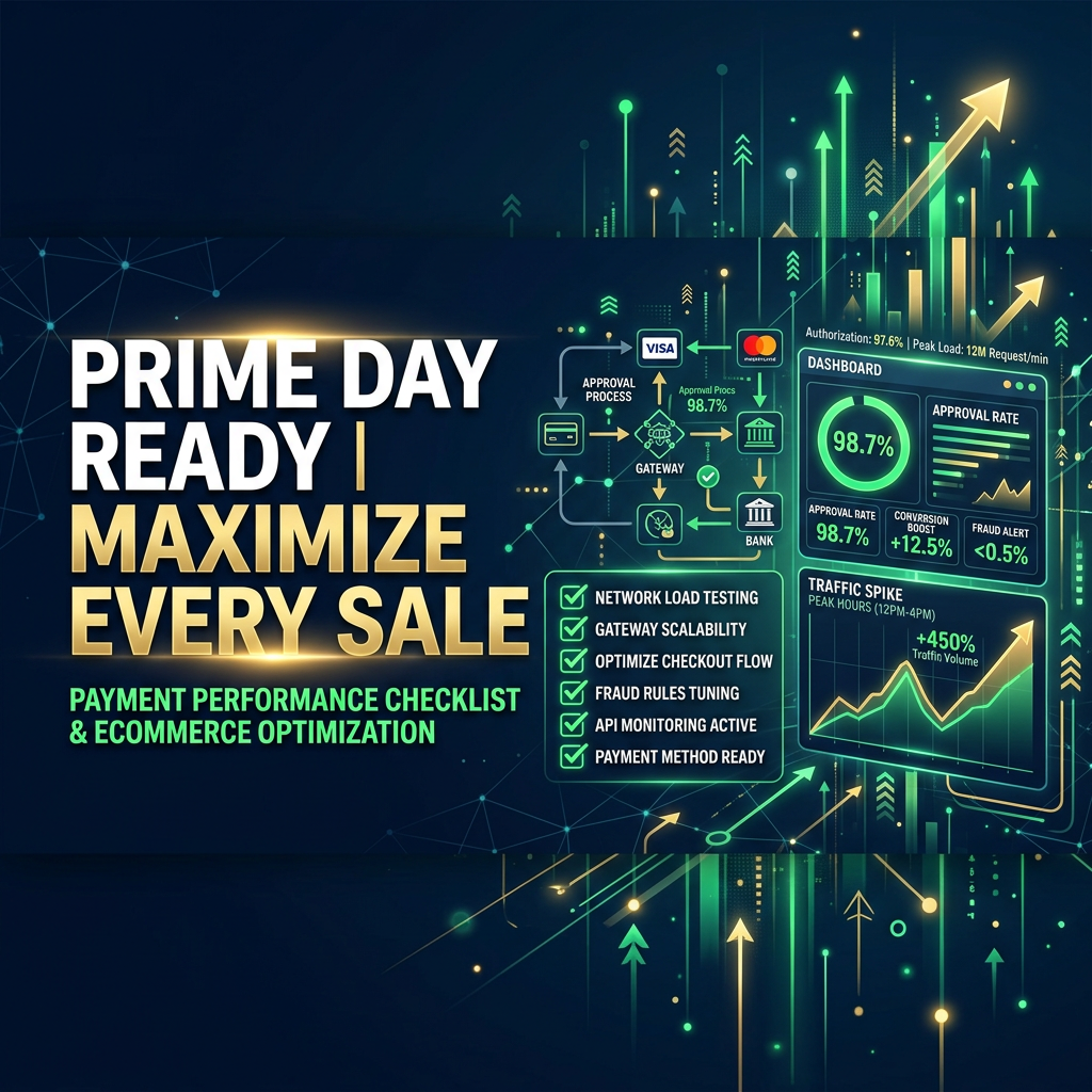 Prime Day Payment Performance Checklist: How to Maximize Revenue During High-Traffic Ecommerce Events