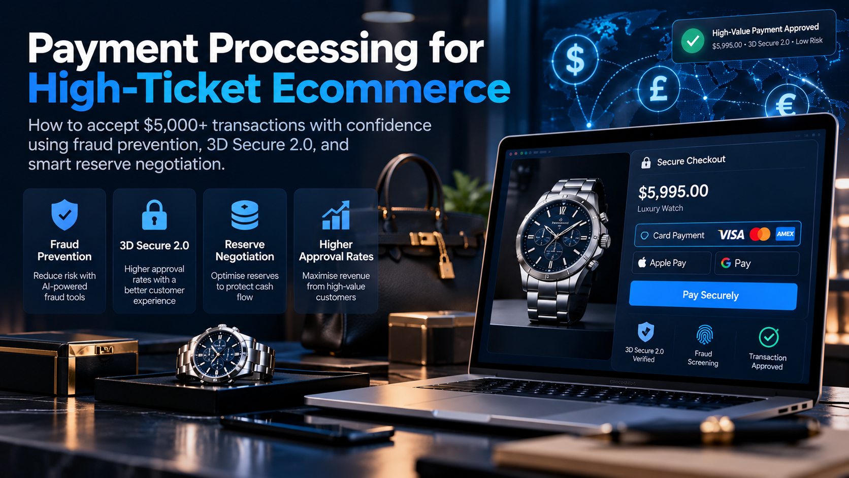 Payment Processing for High-Ticket Ecommerce: Accepting $5,000+ Transactions Without Risk