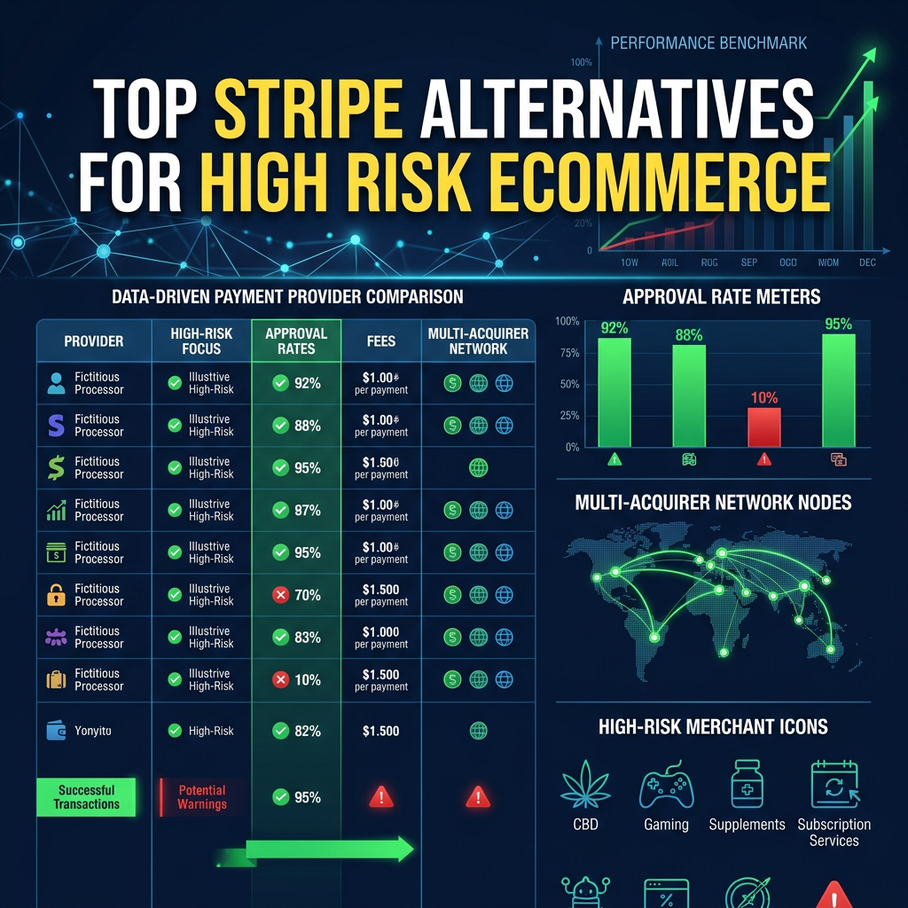 Stripe Alternatives for High Risk Ecommerce (Top 5): Best Payment Solutions for Scaling Businesses