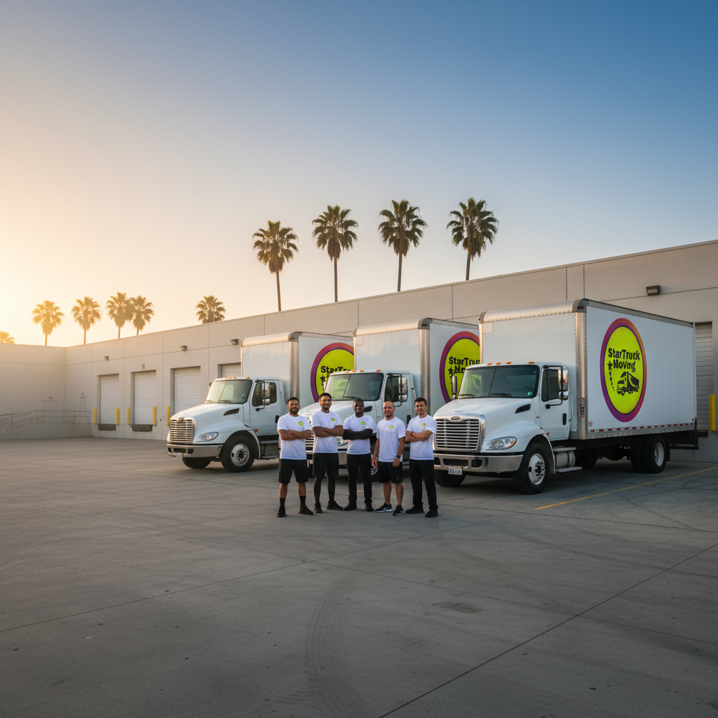 StarTruck Moving team and trucks
