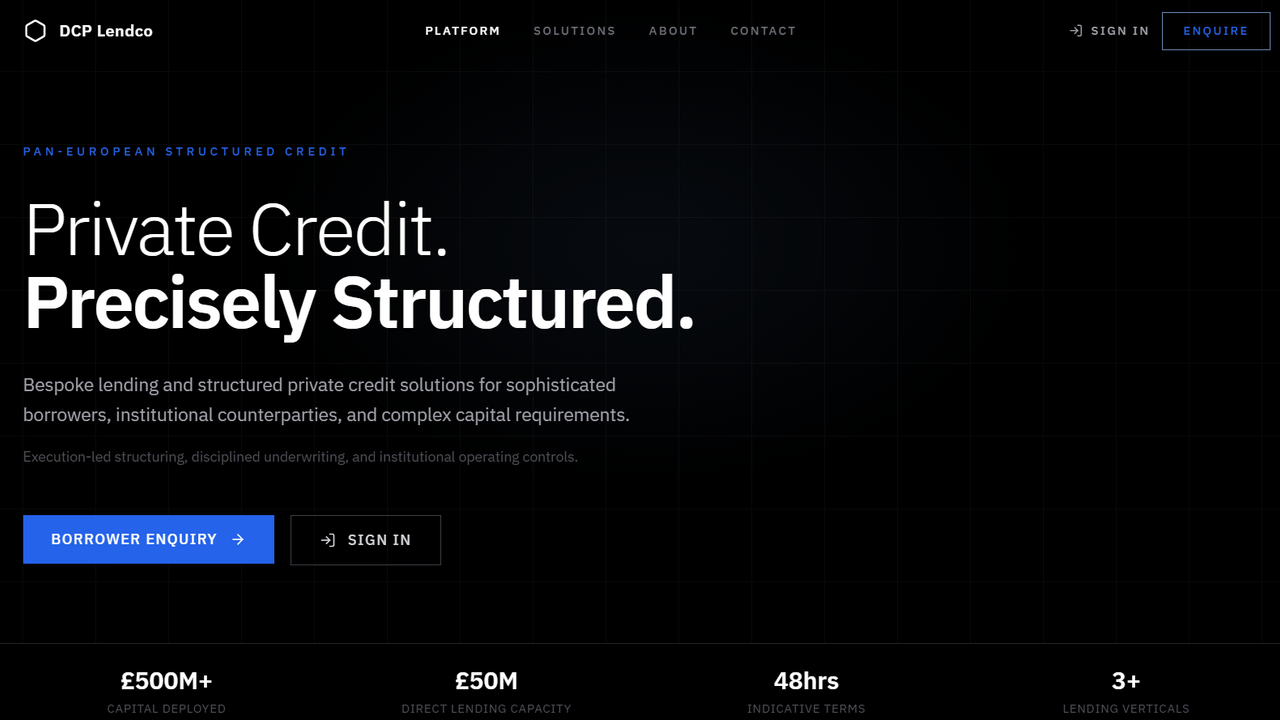🏢 Offshore Private Cell Company (PCC) — On-Lending template preview