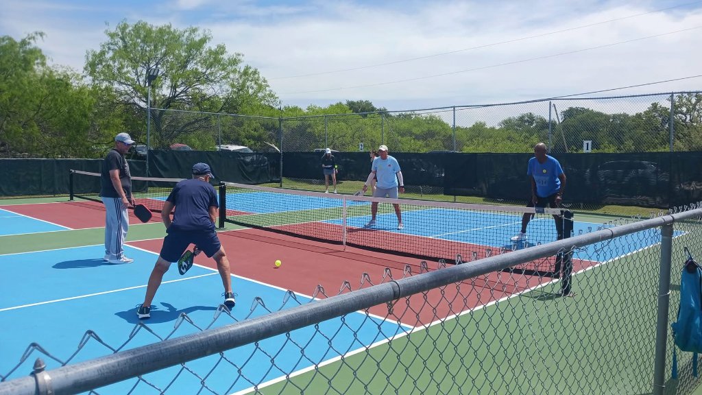 Pickleball courts at White Bluff Resort