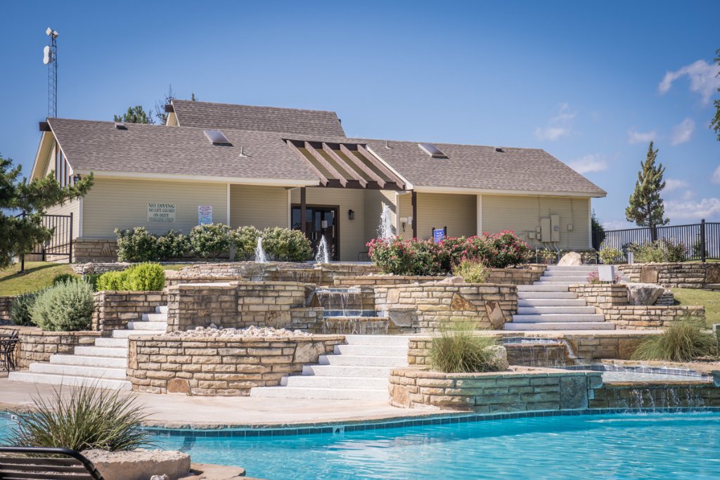 Resort pool at White Bluff