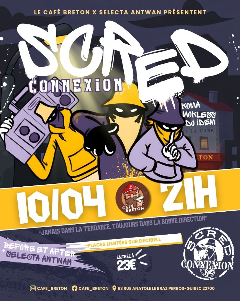Scred Connexion — Concert au Café Breton