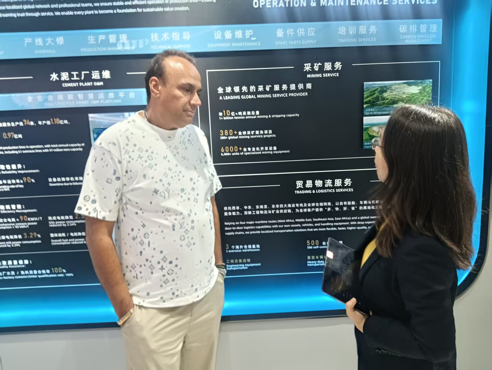 Exploring Sinoma's global infrastructure project reach.