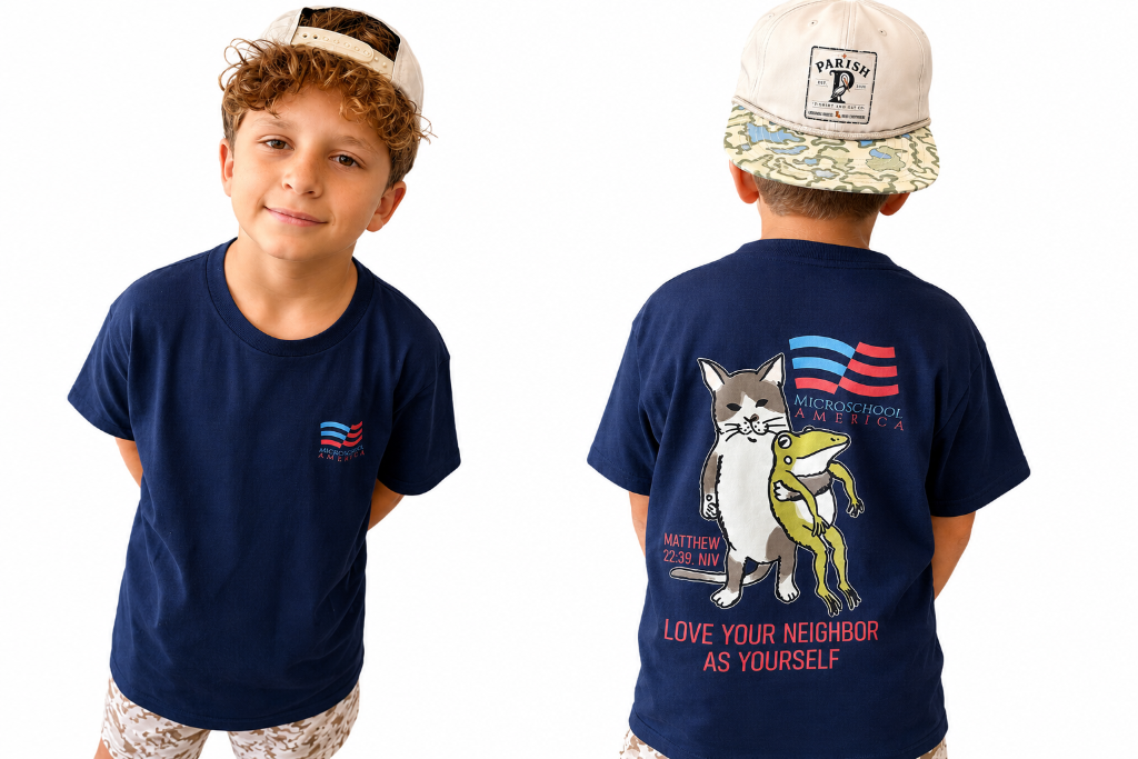 Microschool America โ Navy (Love Your Neighbor)