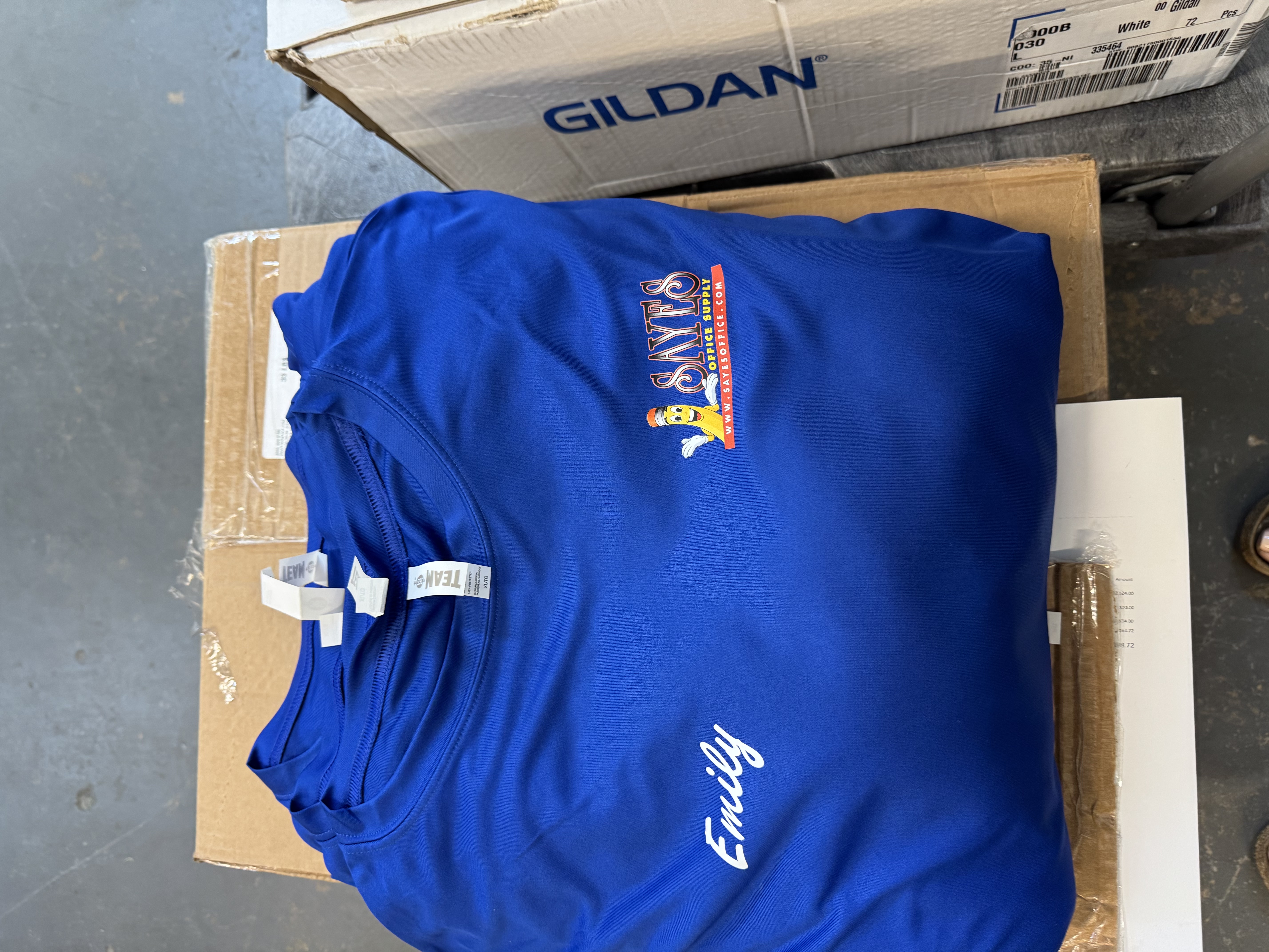Sayes Office Supply custom tees ✏️
