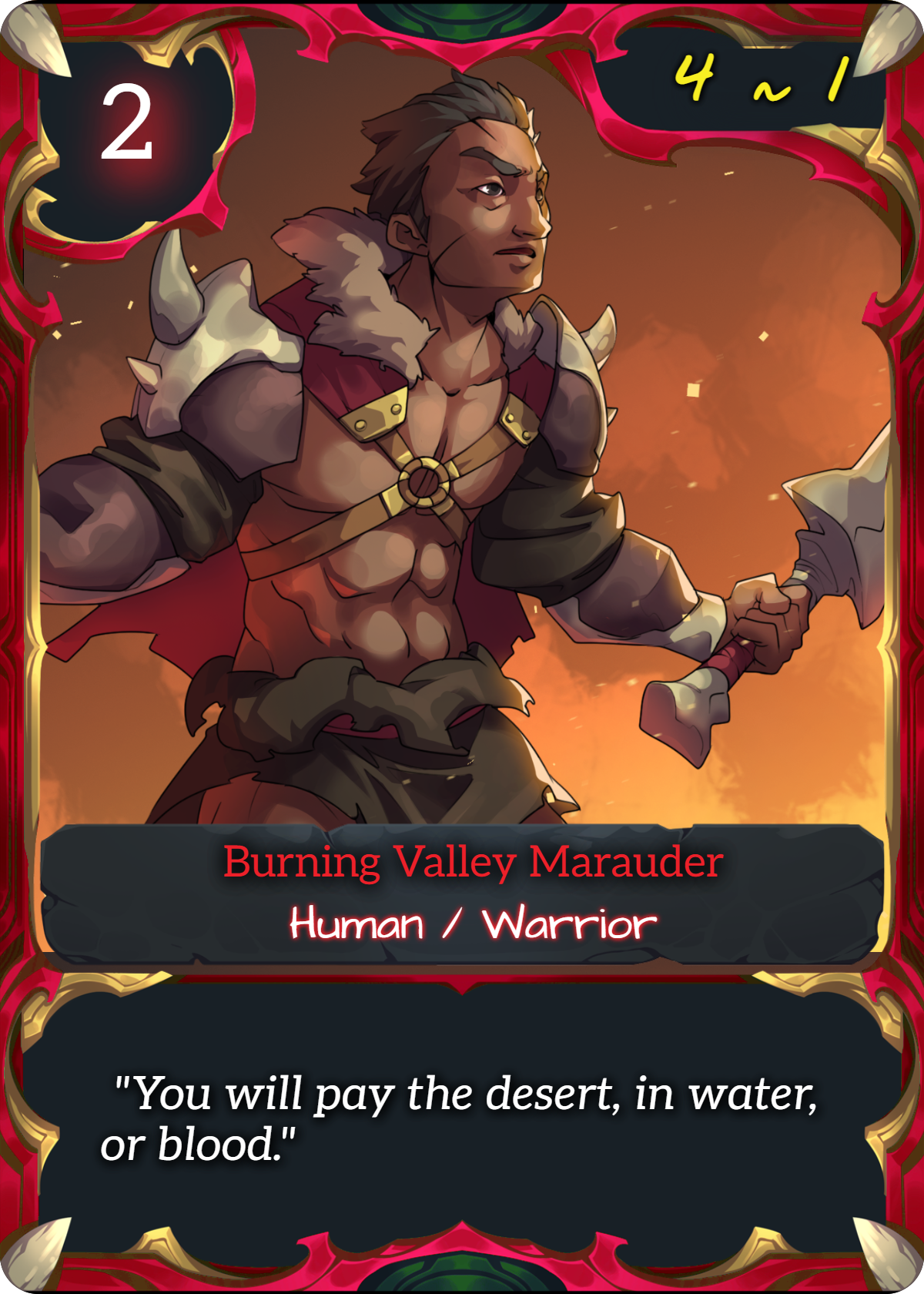 Burning Valley Marauder