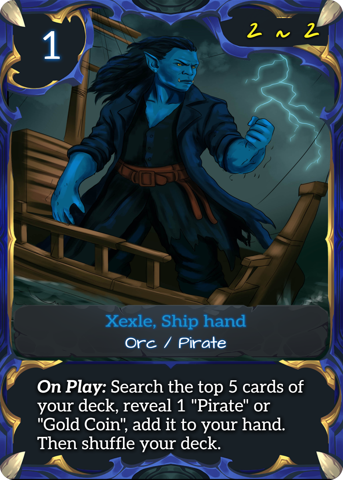 Xexle, Ship hand